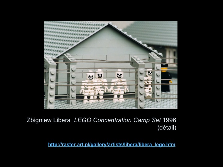 Fig. 15: Lachapelle, Louise. «Zbigniew Libera, LEGO Concentration Camp Set» [Capture d’écran]
