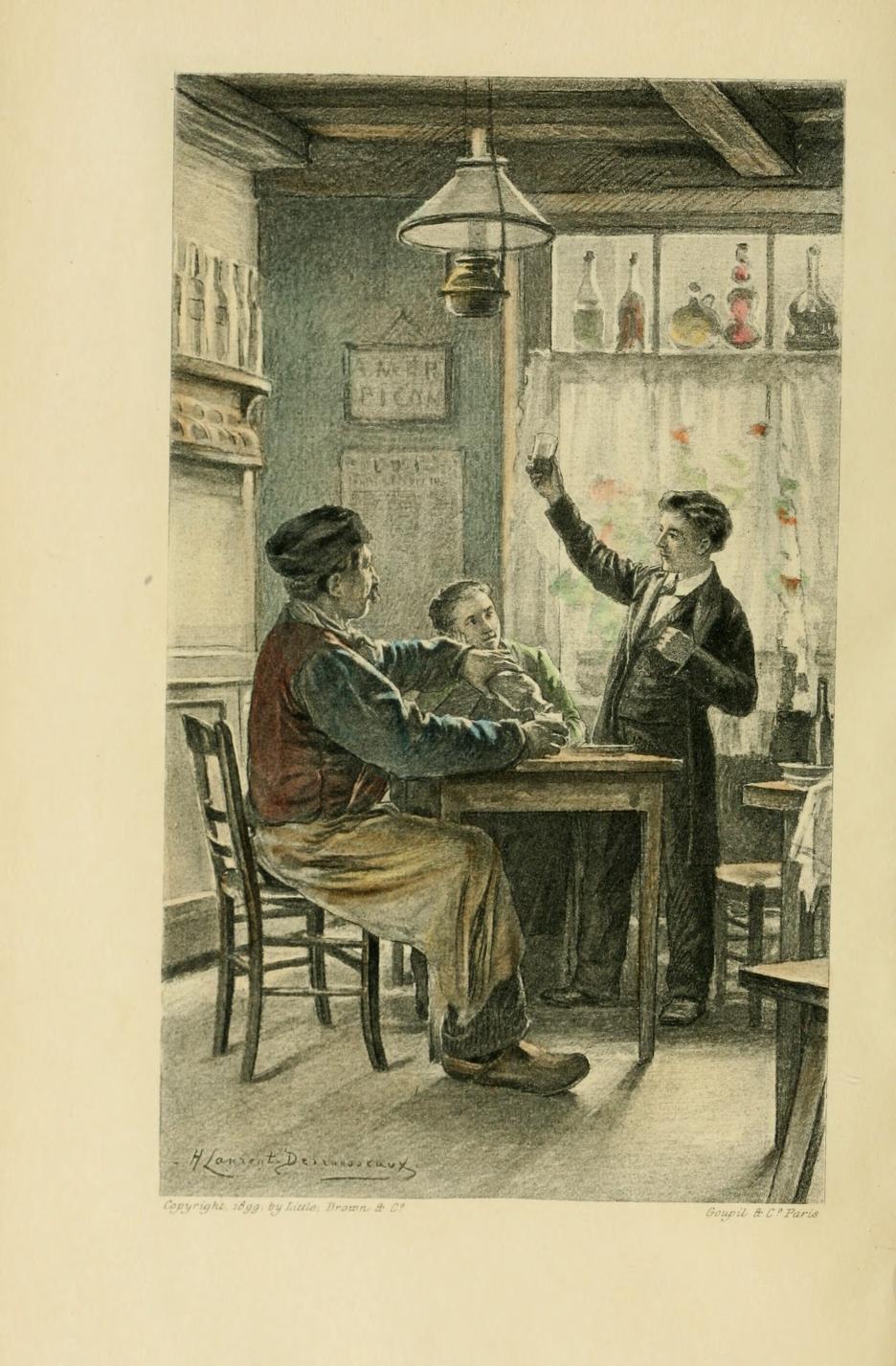 Couverture du Petit Chose d’Alphonse Daudet, publié par The Society of French and English Literature, à New-York en 1898.
