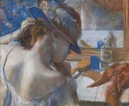 Fig. 6: Degas, Edgar. 1889. «Devant le miroir» [Pastel]
