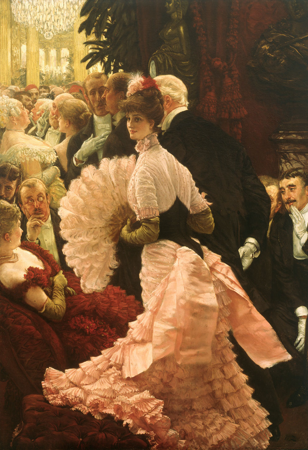 James-Jacques-Joseph Tissot (1836–1902), L’Ambitieuse, circa 1883–1885. Huile sur toile, 142 x 101 cm. Albright-Knox Art Gallery, Buffalo, New York. Gift of William M. Chase, 1909. 