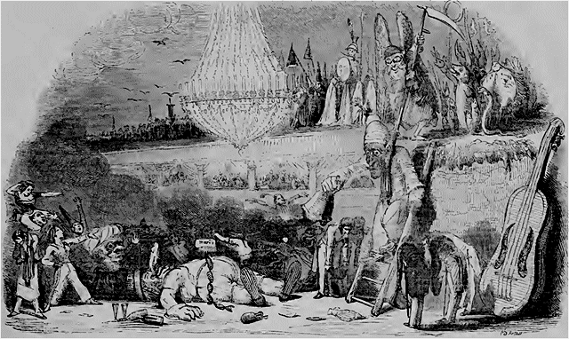 [Anonyme], Enterrement de Carnaval, «Courrier de Paris», L’Illustration, n°52, 24 février 1884. 