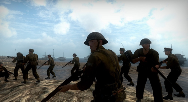 (Fig.4) British-French Evacuation of Dunkirk. Day of Infamy. © New World Interactive 