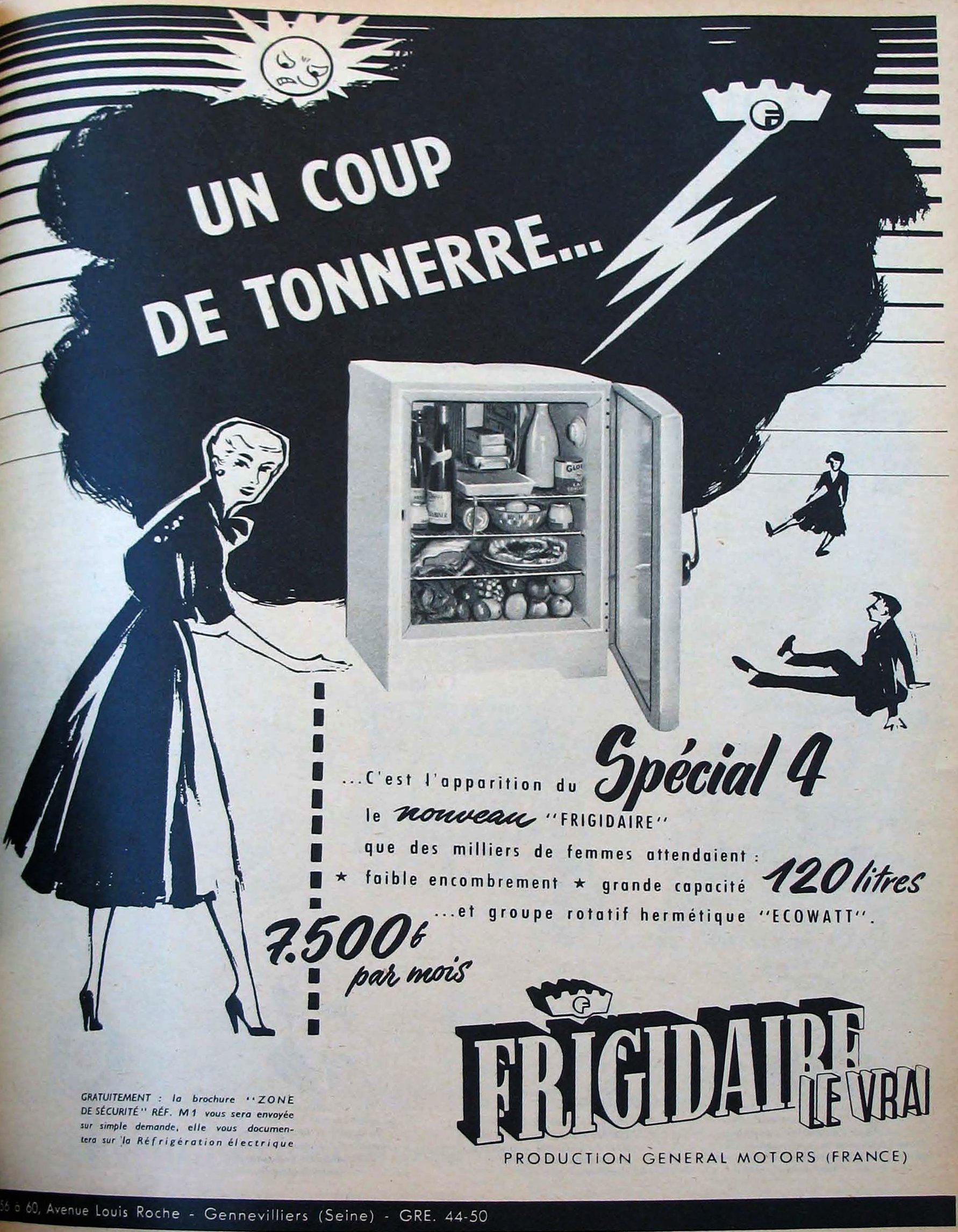 Fig. 7:Auteur inconnu. 1949. «Frigidaire ad» [Publicité]
Paris Match, No. 209 (21 mars 1953): 49
