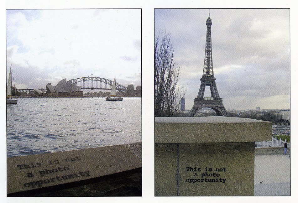Banksy. Année inconnue. «This is not a photo opportunity» [Graffiti]  