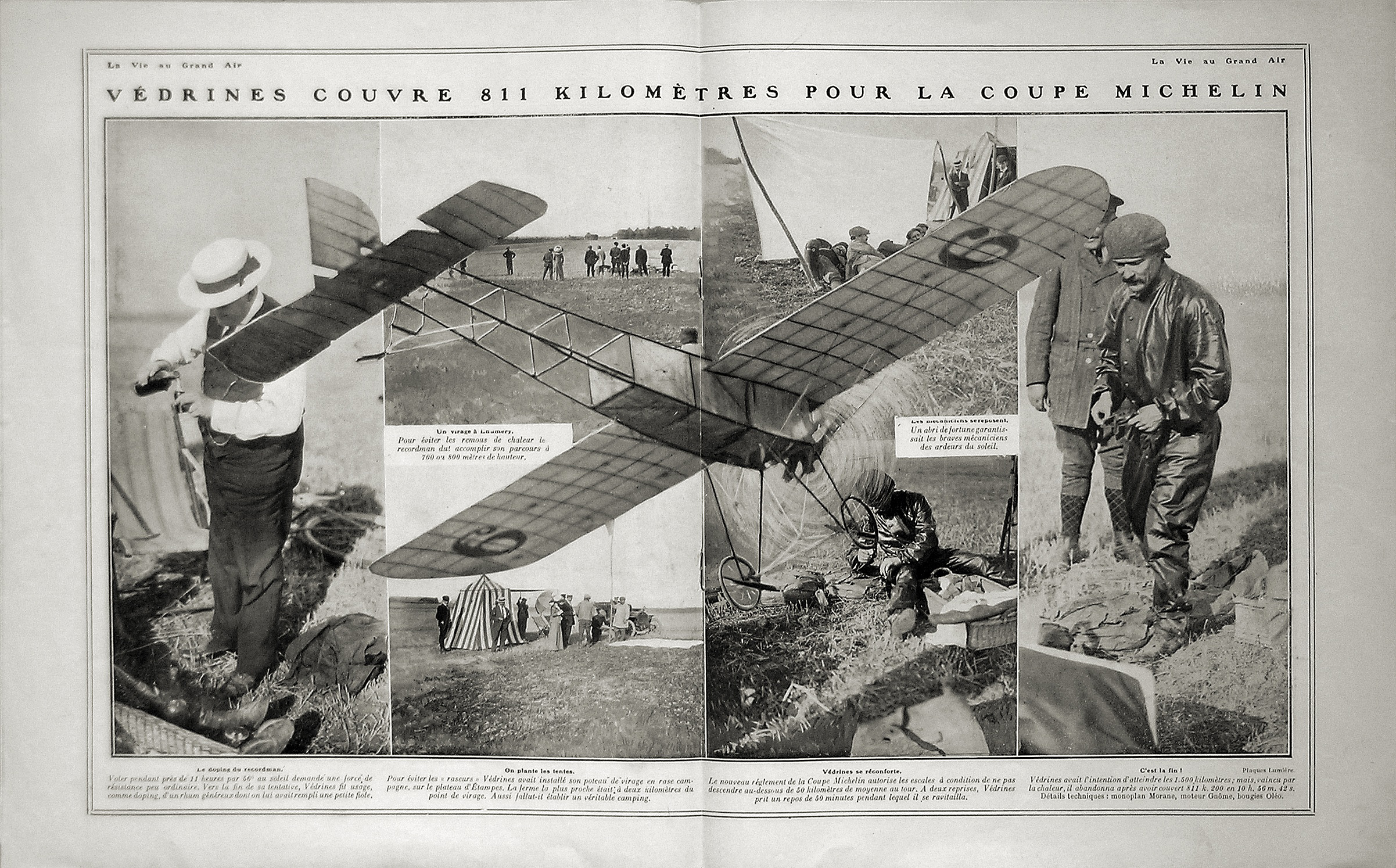 Fig. 11: Auteur inconnu. 1911. «Coupe Michelin»
Source: La Vie au grand air, 19 août 1911, n° 674, p. 556-557
