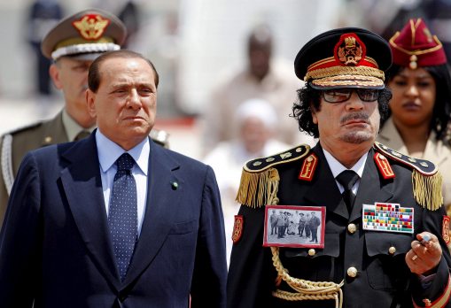 De Luca, Ricardo. 2009. «Italy Gadhafi» [Photographie]  