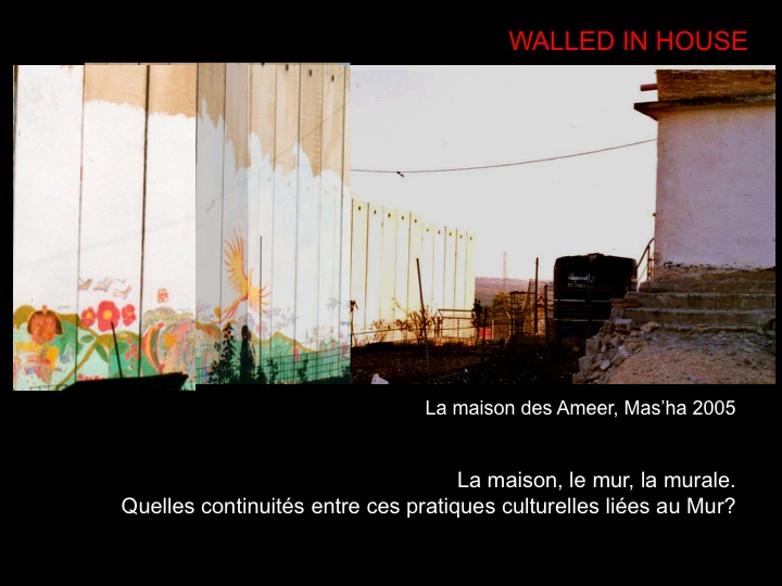 Fig. 34: Auteur inconnu. «Walled in House. La maison des Ameer, Ma’sha». 
