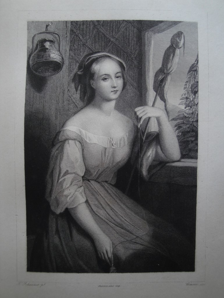 Portrait de Madame de la Tour fait par Tony Johannot. Léon Curmer, 1838. Figure 10.
