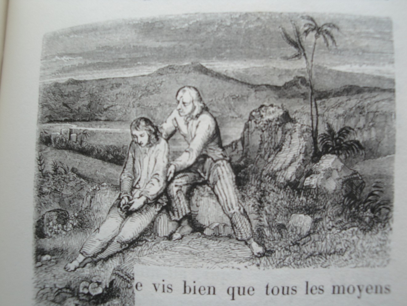 Paul triste et réconforté. Léon Curmer, 1838. Figure 17.
