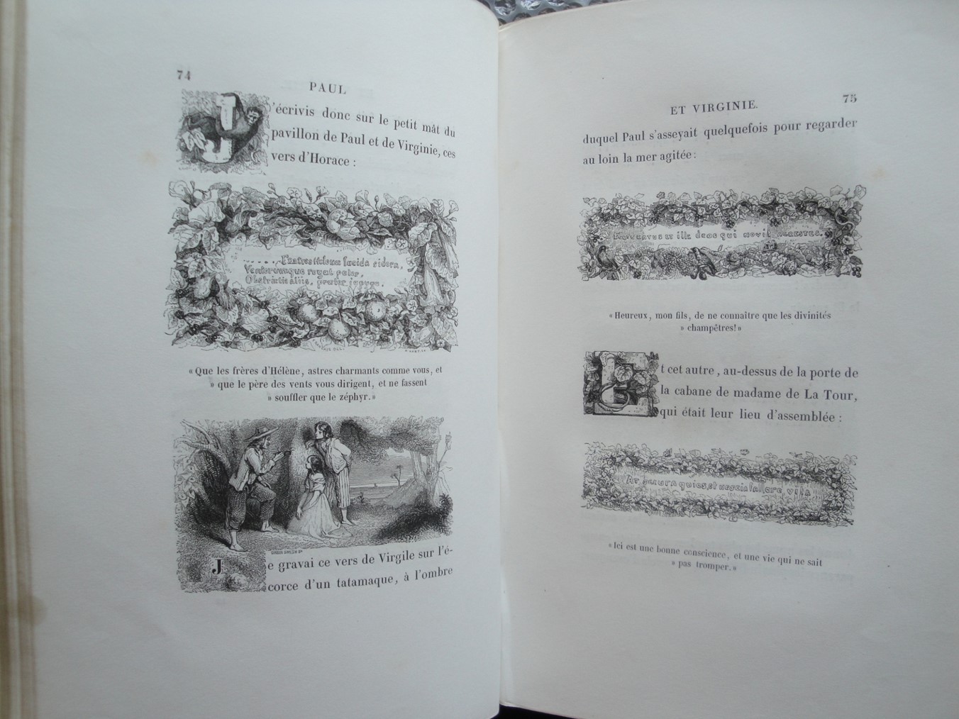 Autre mélange de textes et d’illustrations dans l’édition de Léon Curmer (1838). Figure 5.
