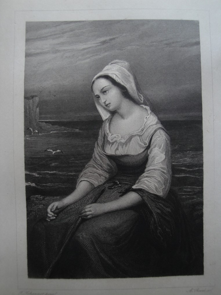 Portrait de Marguerite fait par Tony Johannot. Léon Curmer, 1838. Figure 9.
