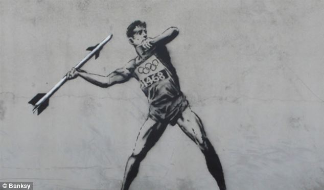 Banksy. 2012. Hackney Welcomes the Olympics
