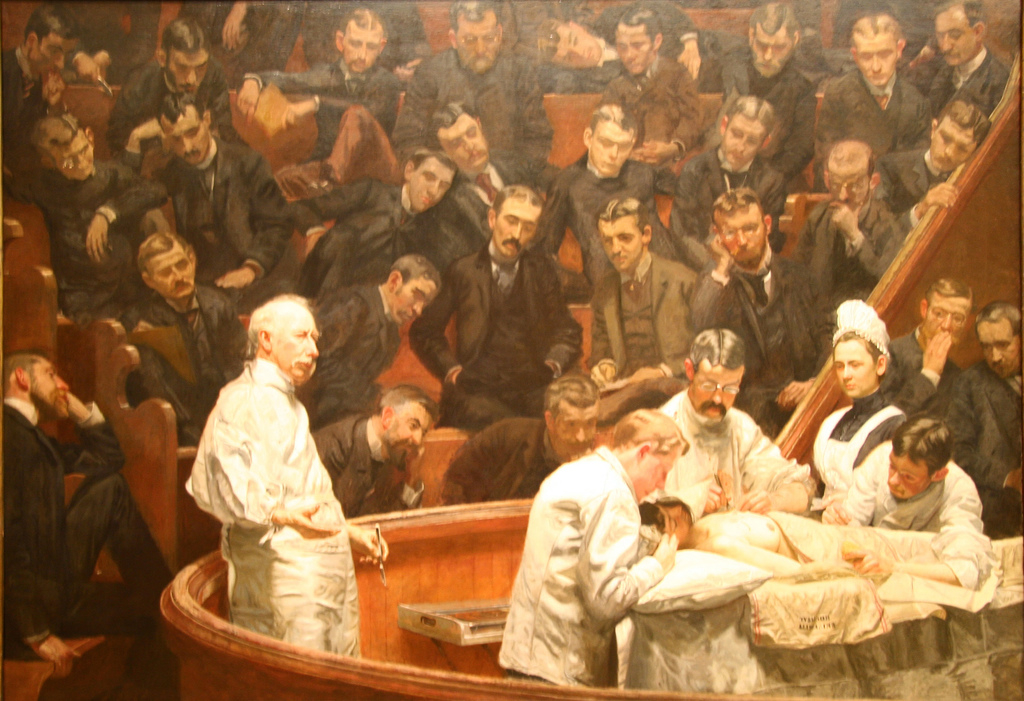 Eakins, Thomas. 1889. «The Agnew Clinic» [Huile sur toile]
