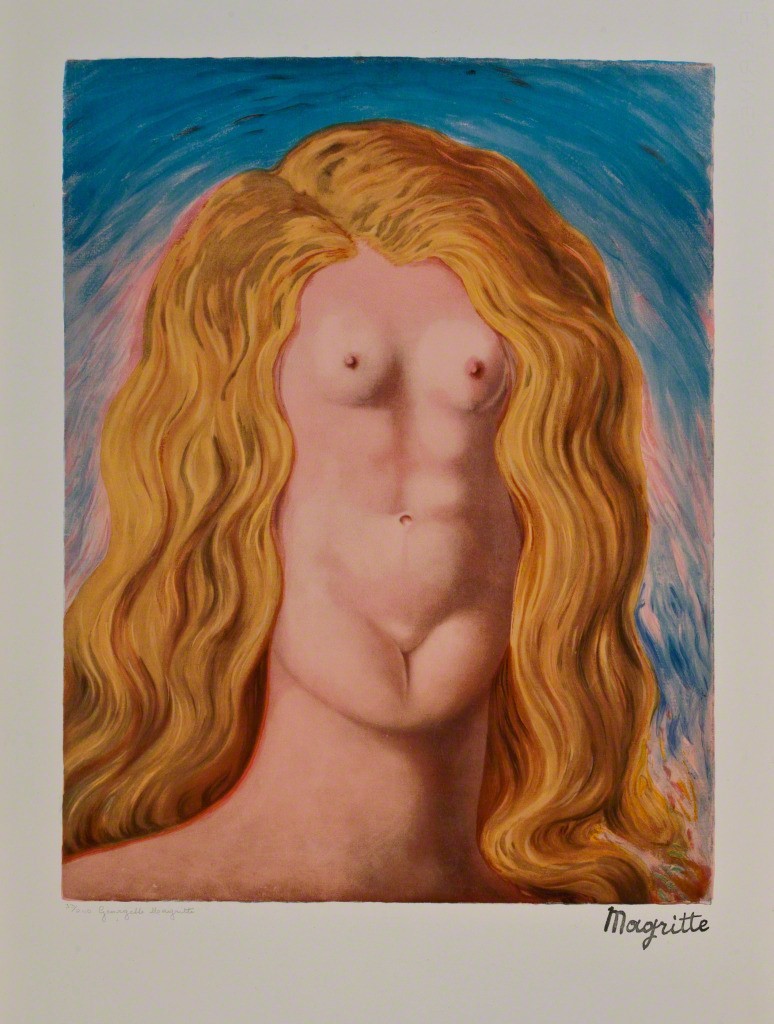 Magritte, René. 1945. «Le viol» [Huile sur toile] 