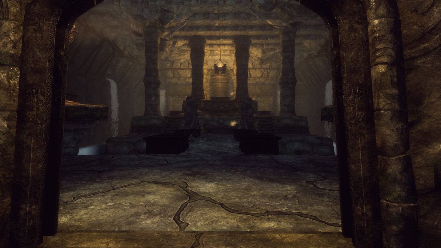 Howard, Tom. 2011. “Tombeau”. “The Elder Scrolls V: Skyrim”. Bethesda Softwork. [jeu vidéo] Capture d’écran prise par Kevin Lavigne Fig. 3 