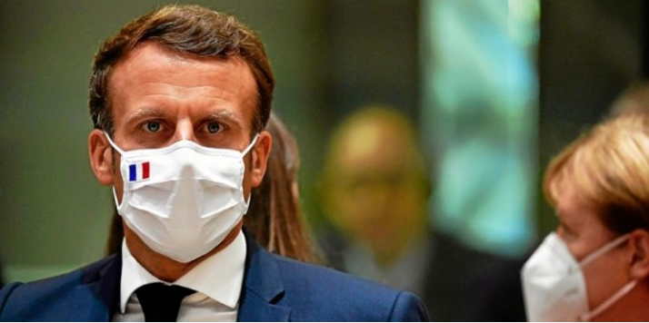 (Fig.3) «Macron : le contribuable “n’a pas vocation à payer des masques” pour tous», le 21/07/2020, photo AFP. En ligne. https://www.letelegramme.fr/france/macron-le-contribuable-n-a-pas-vocation-a-payer-des-masques-pour-tous-21-07-2020-12586751.php 