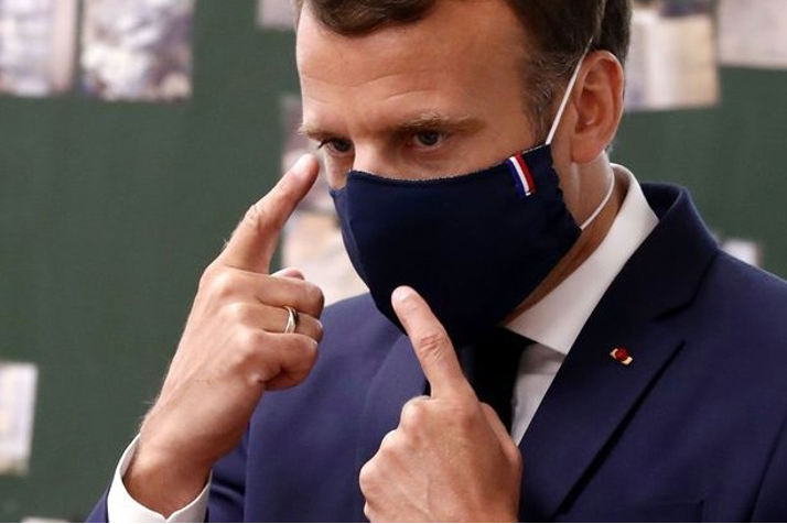(Fig.4) «La formule de Macron sur les masques vivement critiquée», le 19/05/2020. En ligne. https://www.parismatch.com/Actu/Politique/La-formule-de-Macron-sur-les-masques-vivement-critiquee-1686096 