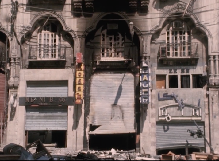 Fig.4 Centre-ville. Jocelyne Saab (réal.). 1976. Beyrouth, jamais plus. Liban. 